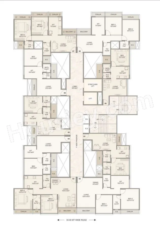 Bhaveshwar Valencia Floor plan 1